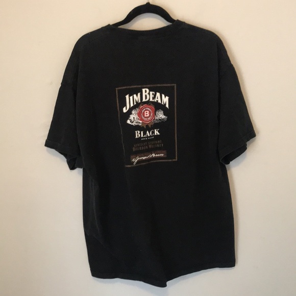 Jim Beam Men’s T-shirt black size 2XL 50-52 - Picture 4 of 4